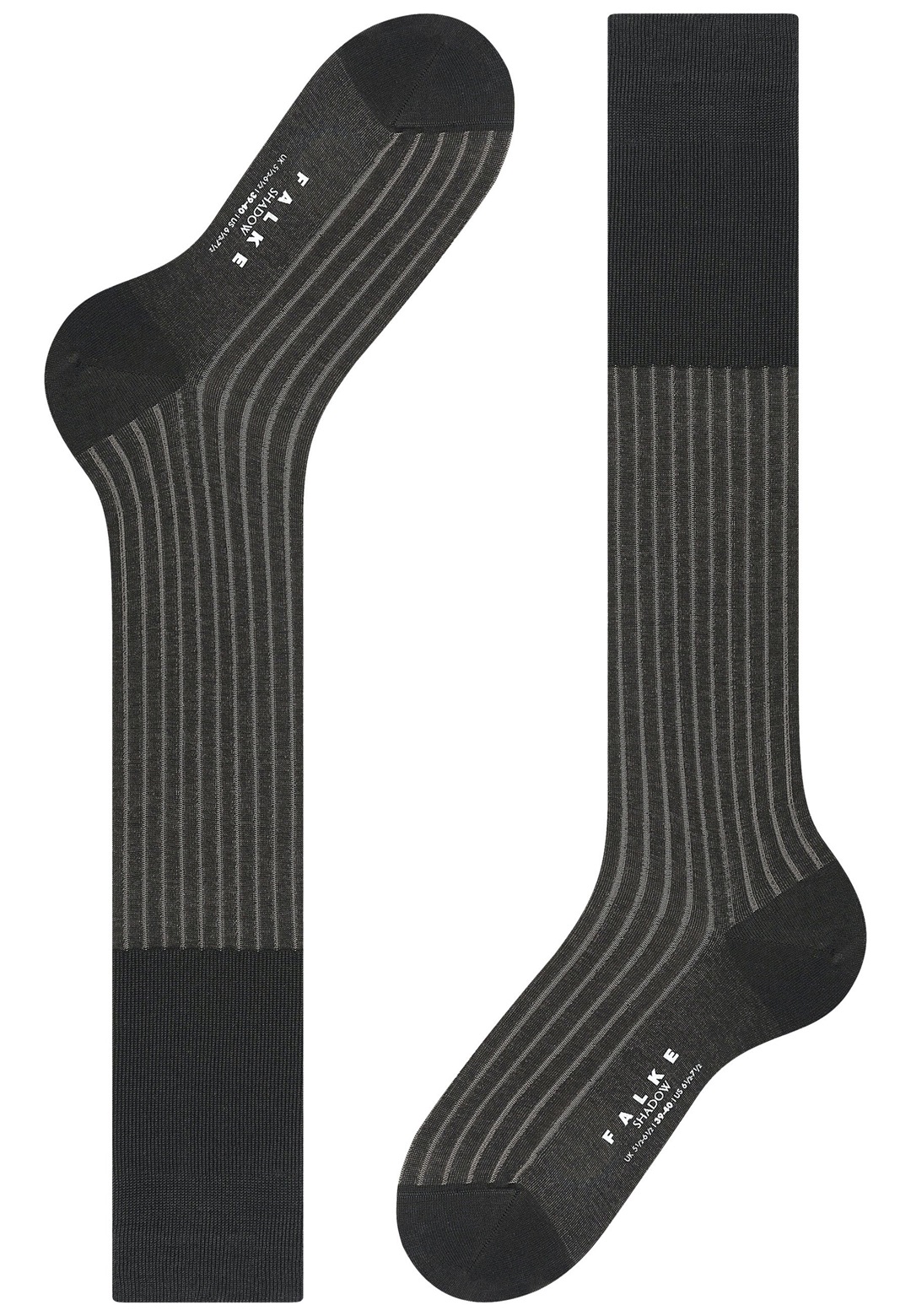 FALKE SHADOW - Kniestrümpfe - gray/offwhite