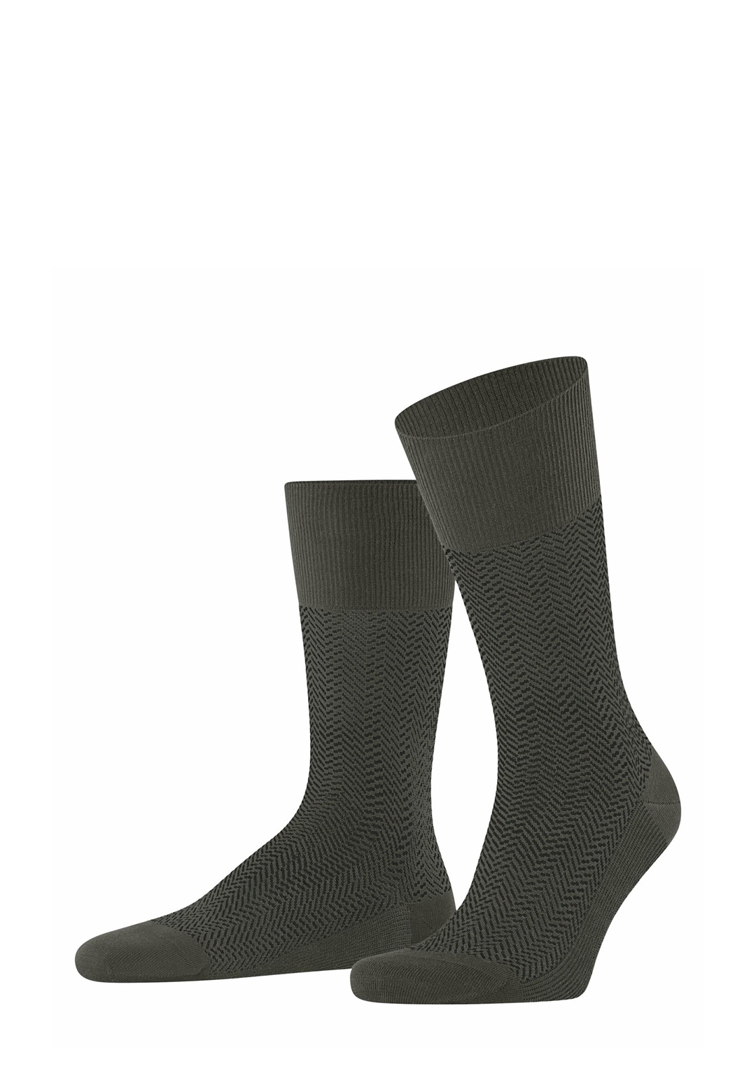 FALKE AIRPORT HERRINGSTRIPE - Socken - military/khaki