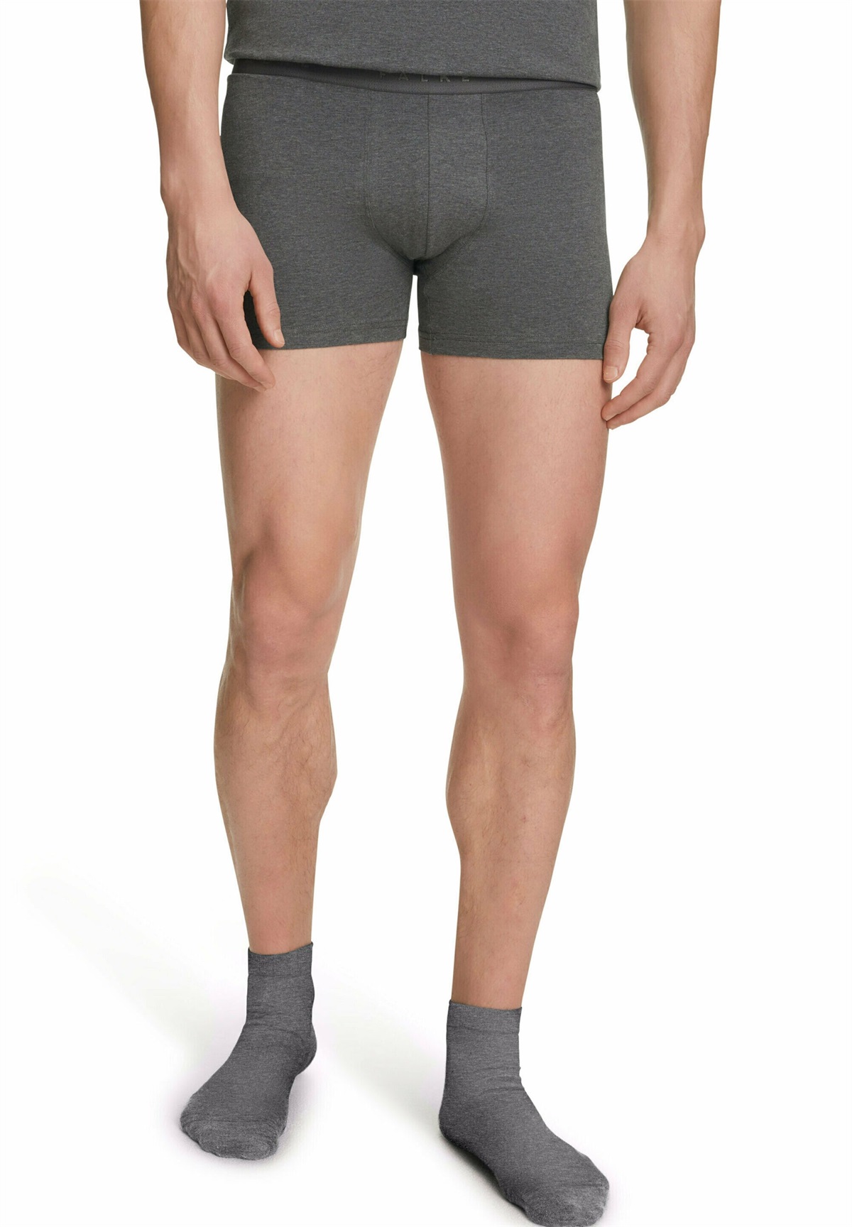 FALKE DAILY COMFORT 2-PACK - Boxer Briefs - dark grey heather/grau