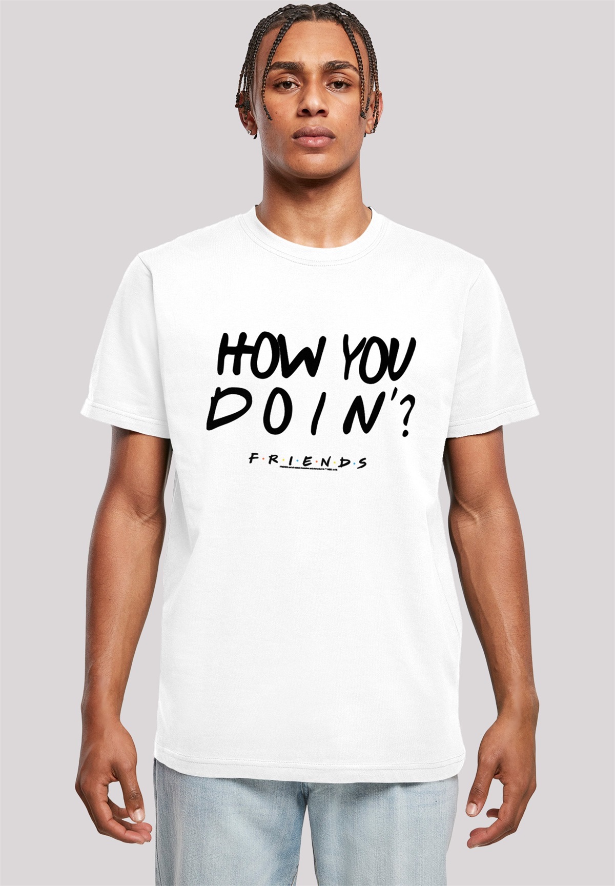 F4NT4STIC FRIENDS TV SERIE HOW YOU DOIN? - T-Shirt print - white/weiß