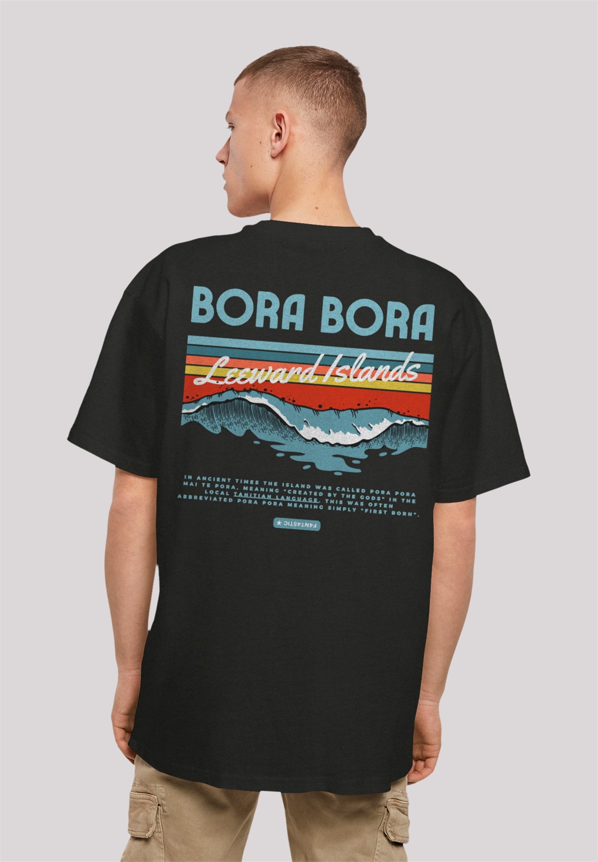 F4NT4STIC BORA BORA LEEWARDS ISLAND - T-Shirt print - schwarz