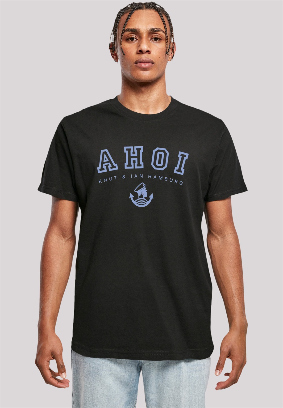 F4NT4STIC AHOI KNUT JAN HAMBURG - T-Shirt print - schwarz