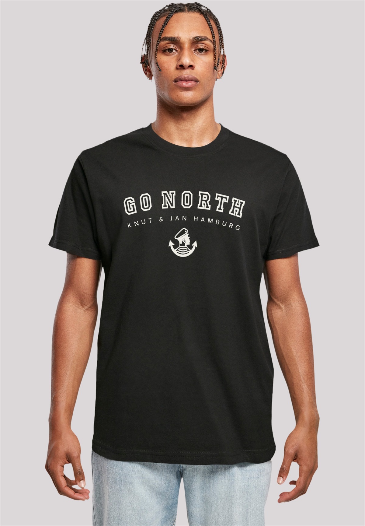 F4NT4STIC GO NORTH - T-Shirt print - schwarz
