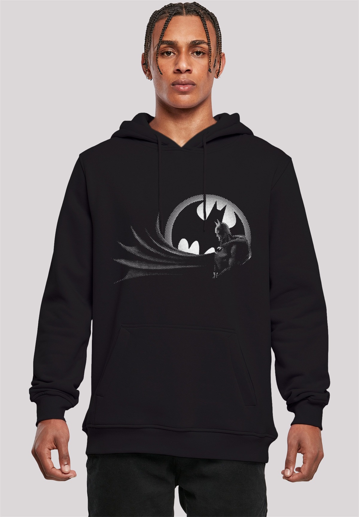 F4NT4STIC DC COMICS BATMAN SPOT LOGO - Kapuzenpullover - black/schwarz