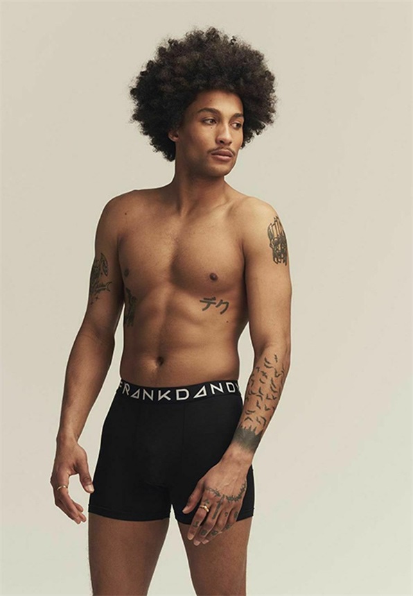 Frank Dandy 5-PACK SOLID TENCEL BOXER BRIEF - Boxer Briefs - black/schwarz