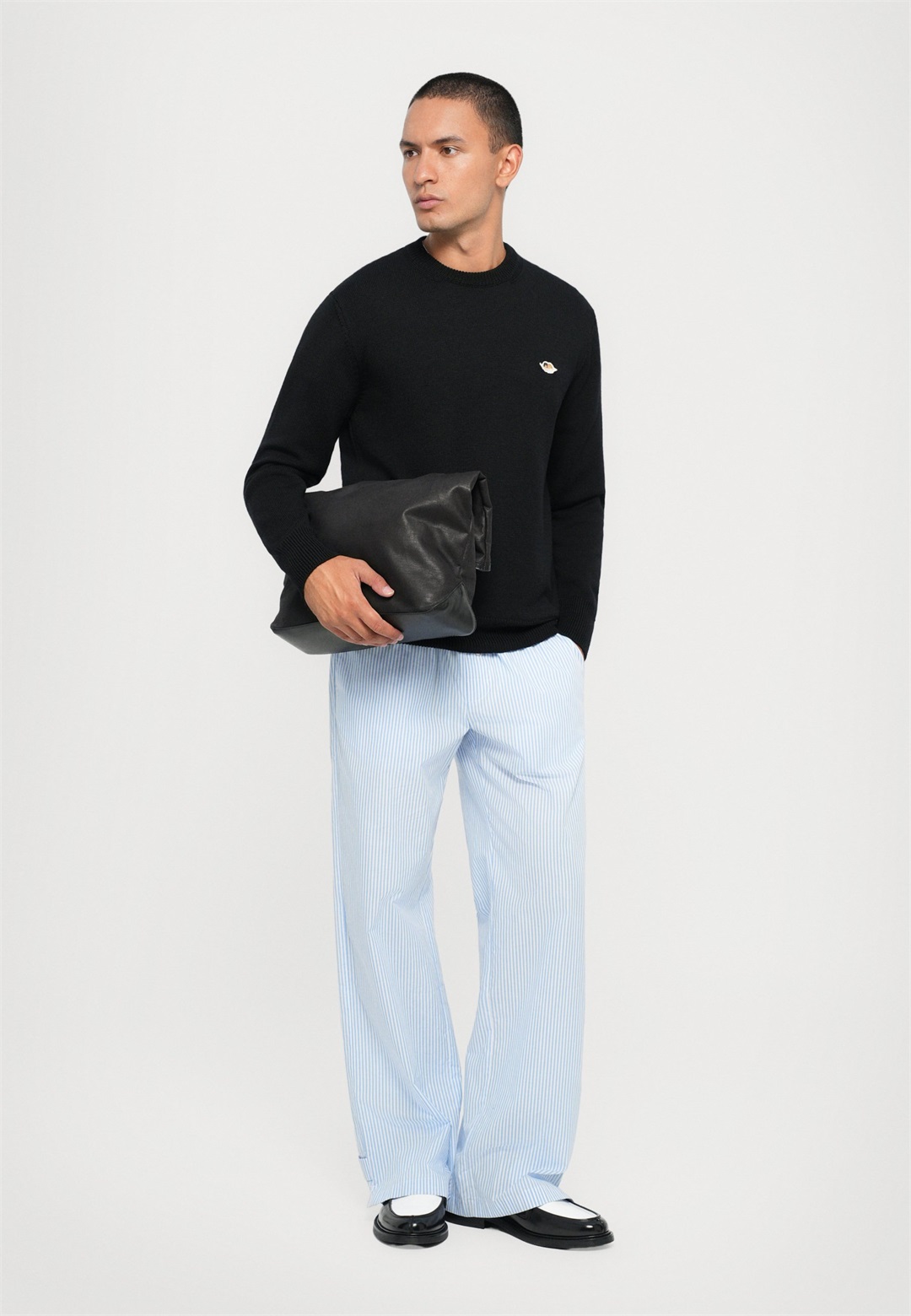 Fiorucci PATCH SWEATER UNISEX - Strickpullover - black/schwarz