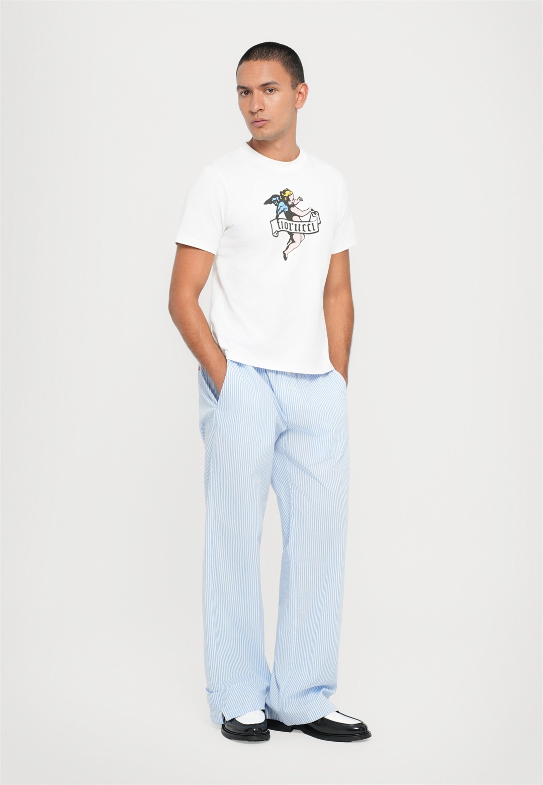 Fiorucci LOGO UNISEX - T-Shirt print - white/weiß