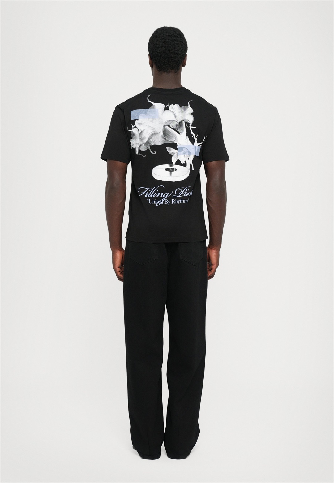 Filling Pieces GRAMMOPHONE - T-Shirt print - black/schwarz