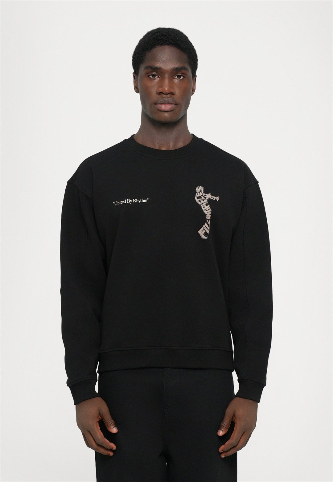 Filling Pieces TRUMPETEER - Sweatshirt - black/schwarz