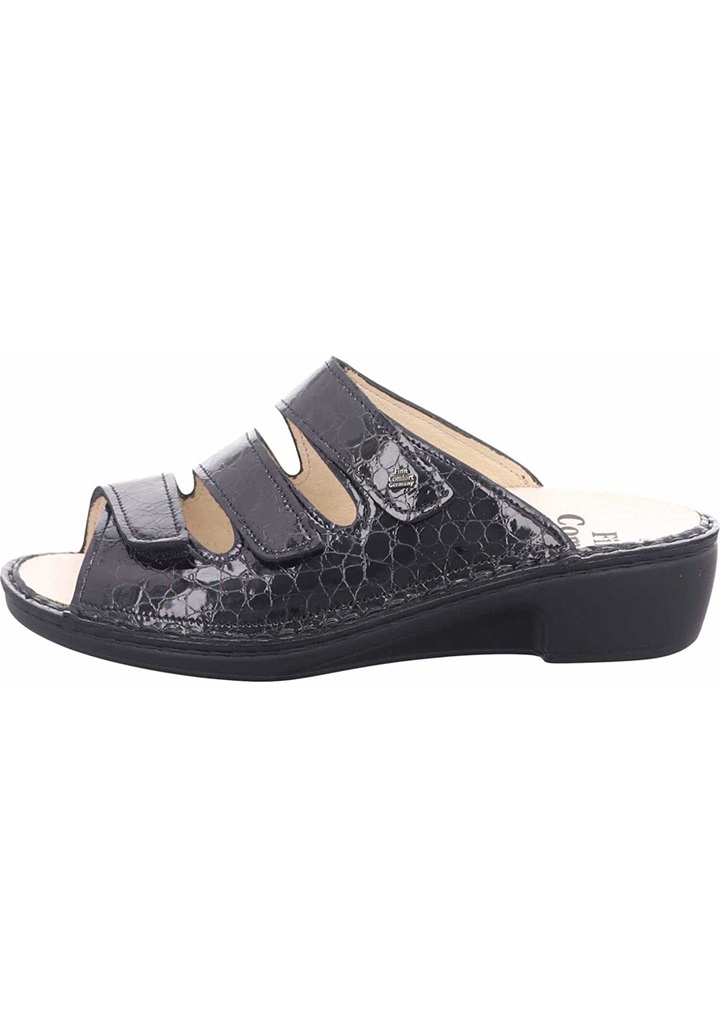 Finn Comfort Pantolette flach - schwarz