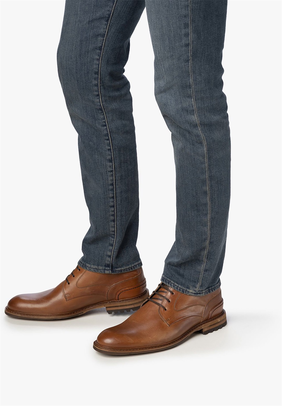 Floris van Bommel CREPI - Schnürer - cognac