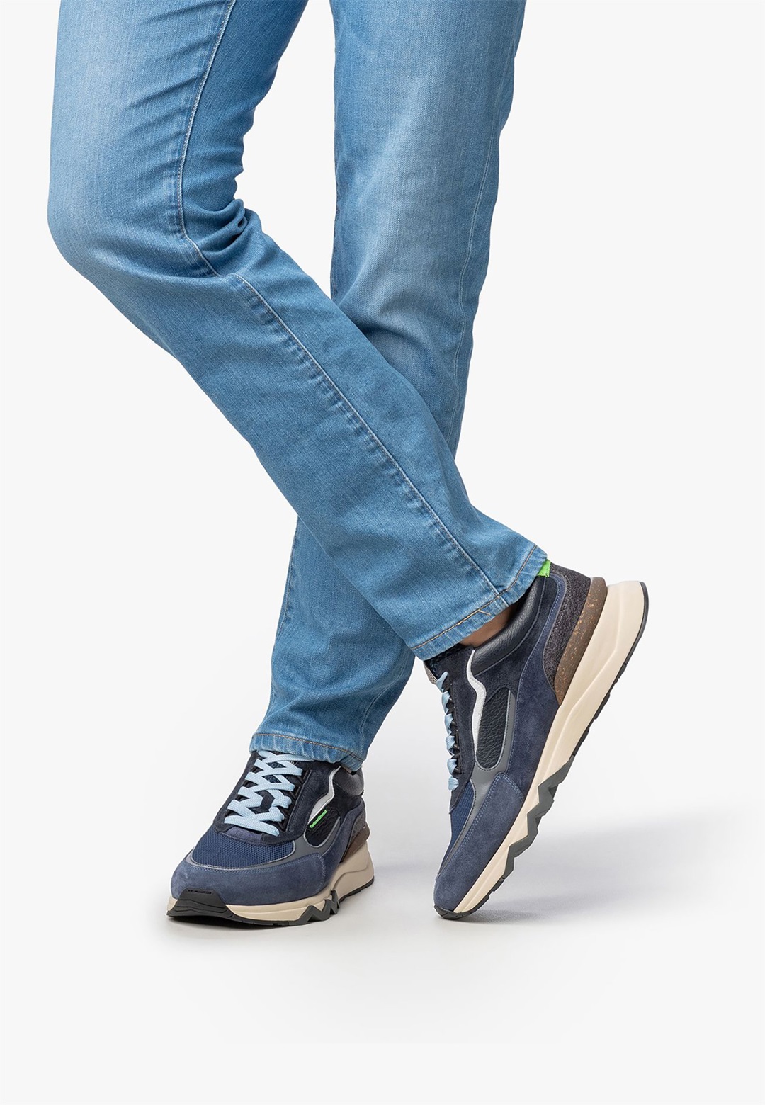 Floris van Bommel DE ZAGER 10 - Sneaker low - darkblue/dunkelblau