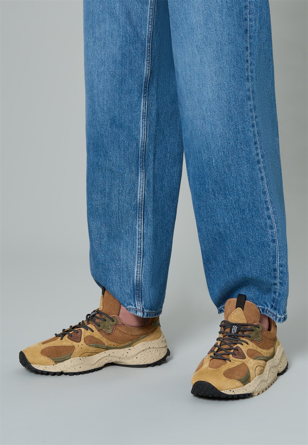 Flower Mountain Sneaker low - braun