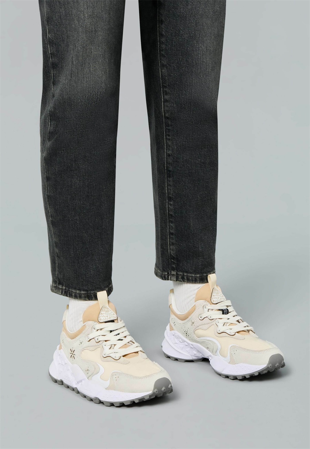 Flower Mountain RULIS UNI - Sneaker low - weiß beige/weiß