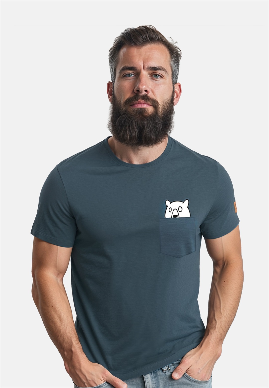 FORSBERG T-Shirt print - blue/blau