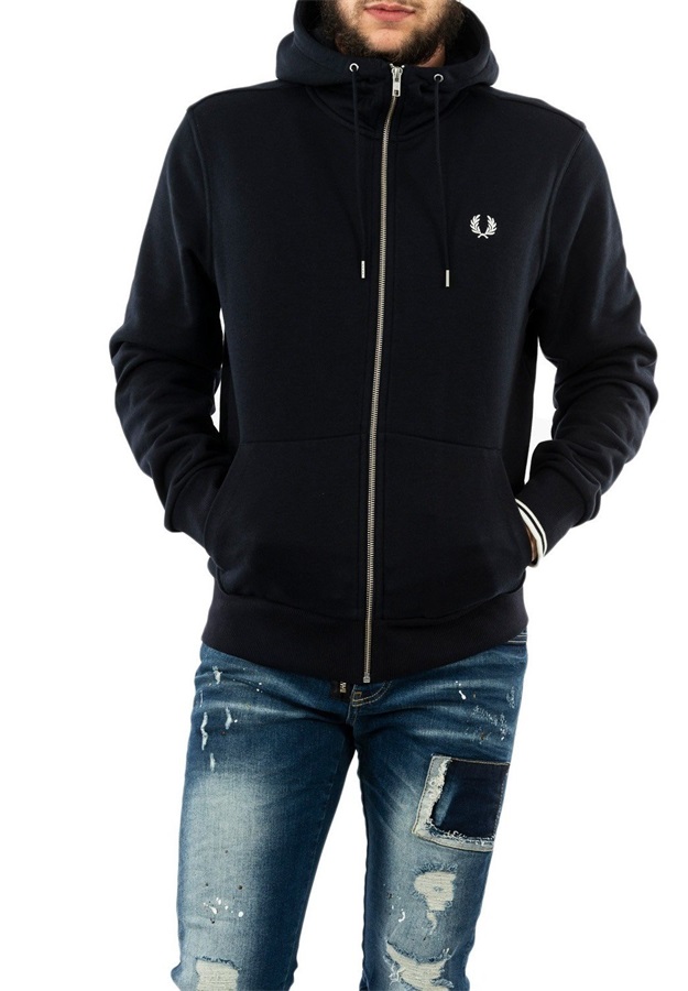 Fred Perry Sweatjacke - bleu/dunkelblau