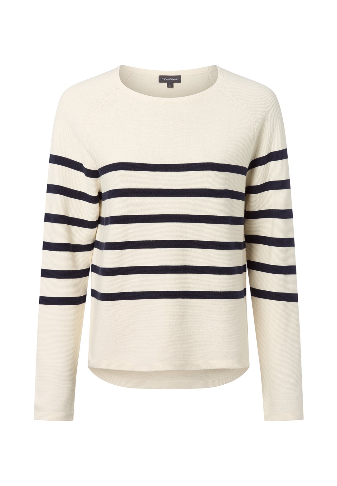 Franco Callegari Strickpullover - ecru/marine/beige