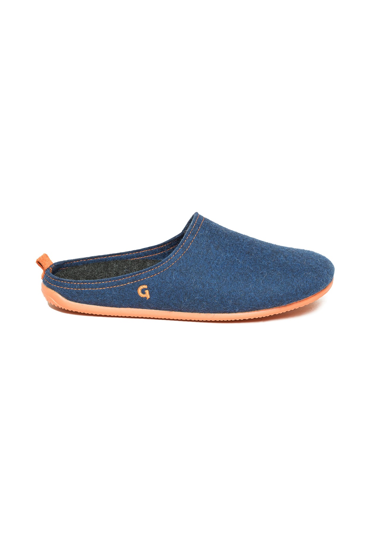 Gottstein SLIDE-IN - Hausschuh - midnight orange/blau
