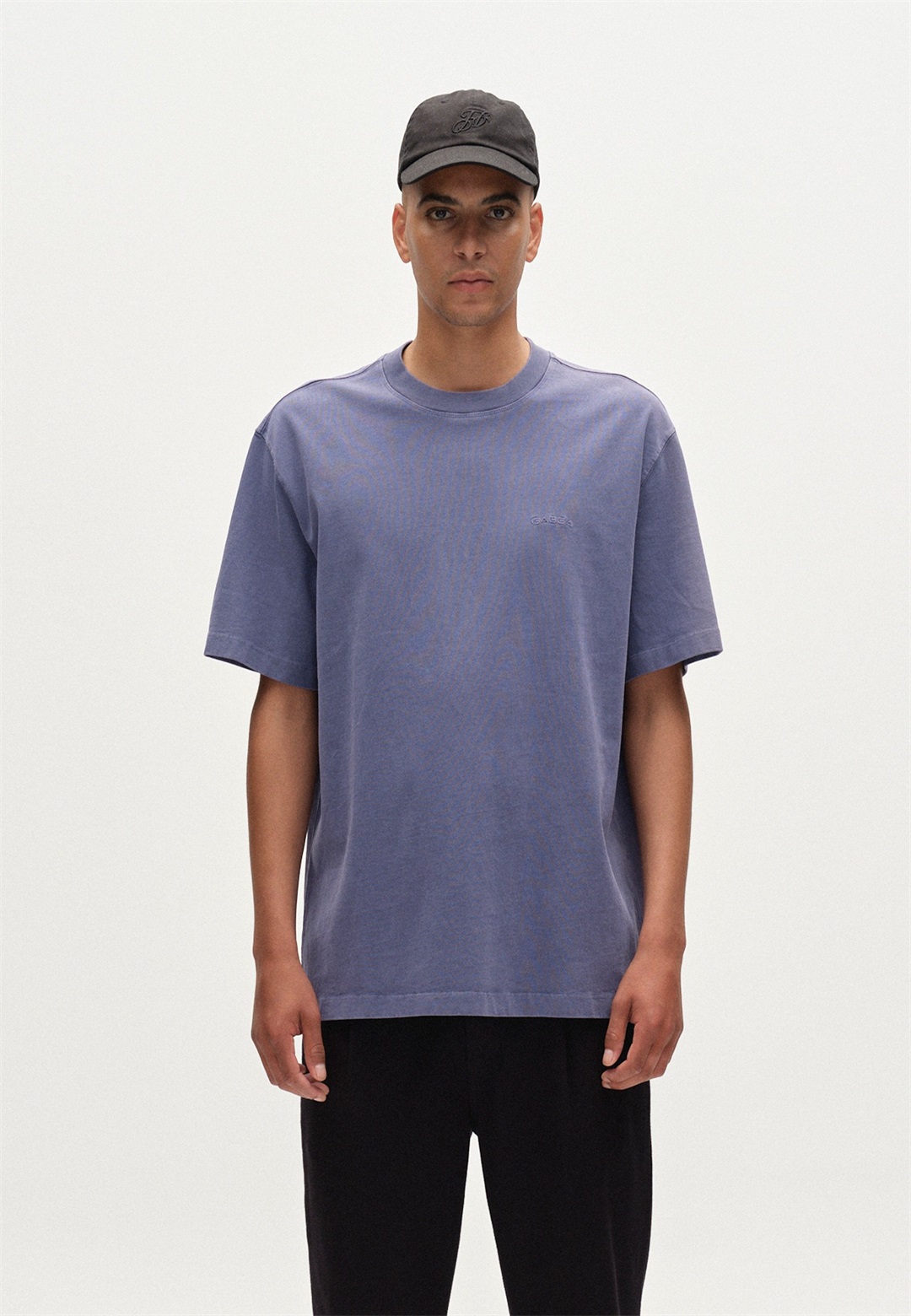 Gabba NIGEL WIX BOXY HOUR - T-Shirt basic - vintage indigo/blau