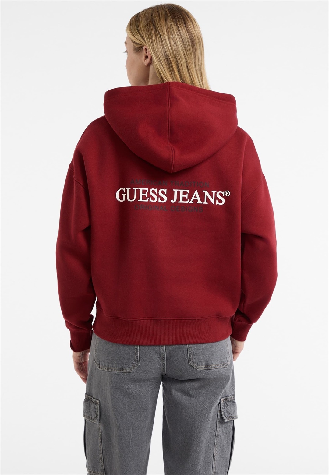 Guess Jeans AMERICAN TRAD - Sweatshirt - rot