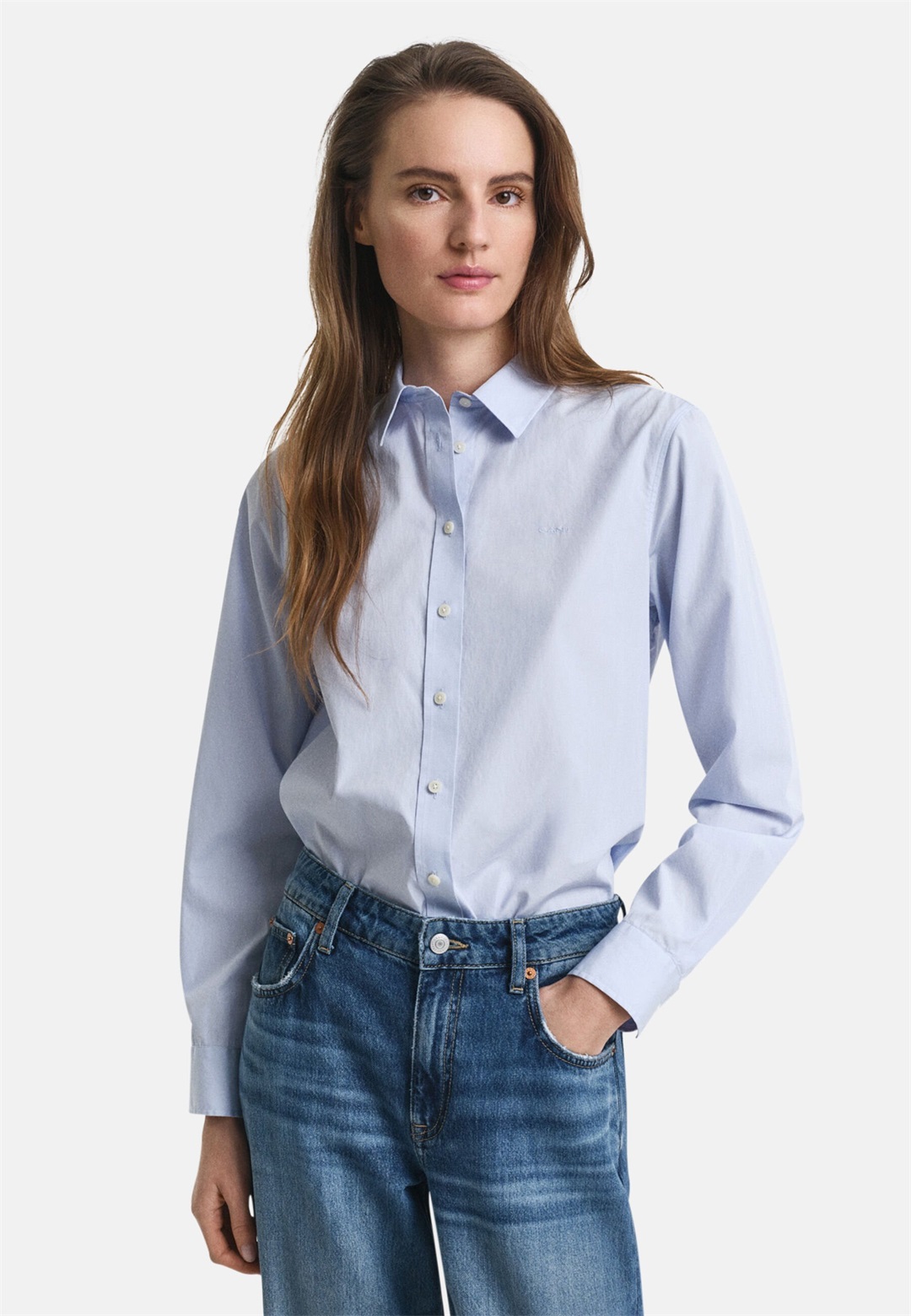GANT REG - Hemdbluse - light blue/hellblau
