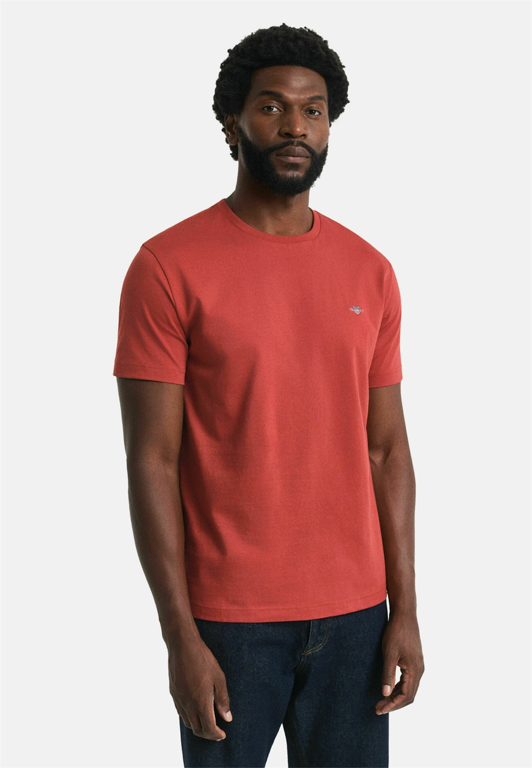 GANT SHIELD - T-Shirt basic - modern rust/koralle