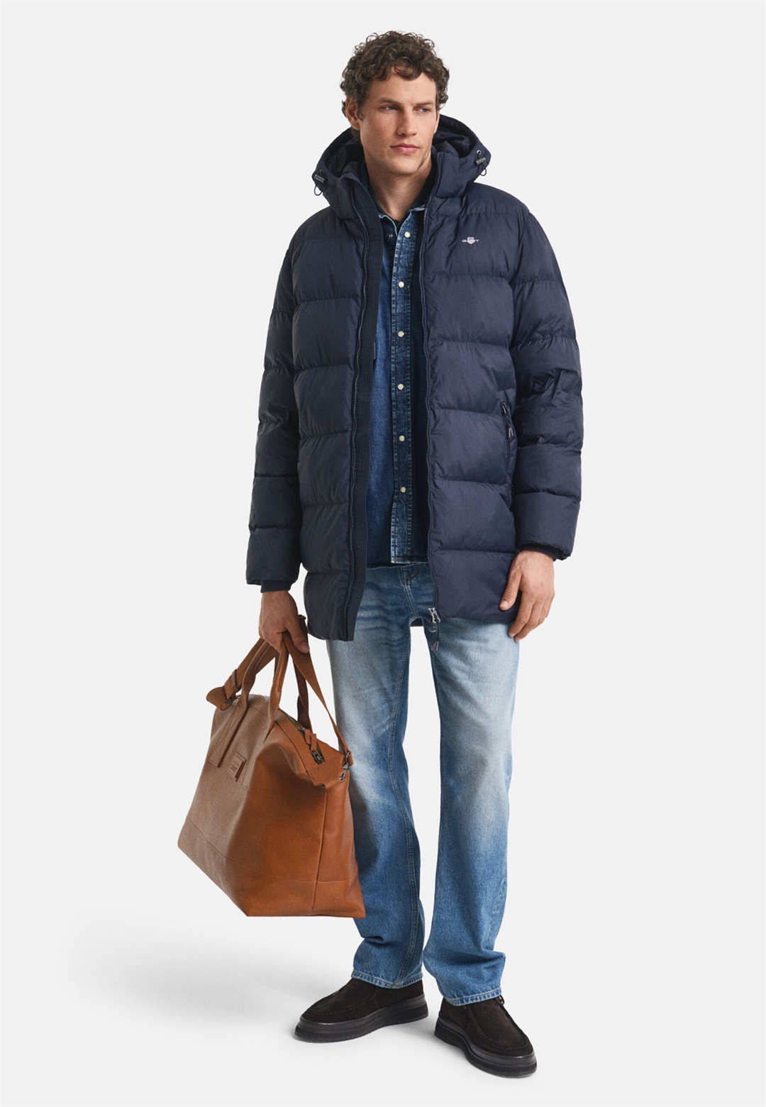 GANT ACTIVE CLOUD - Winterjacke - evening blue/dunkelblau