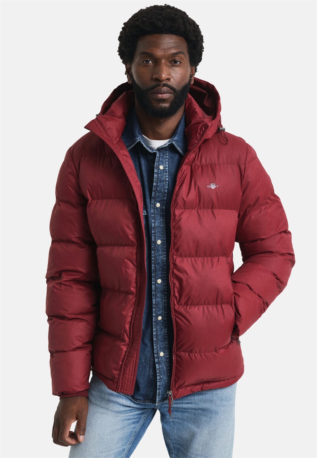 GANT ACTIVE CLOUD JACKET - Winterjacke - plumped red/bordeaux