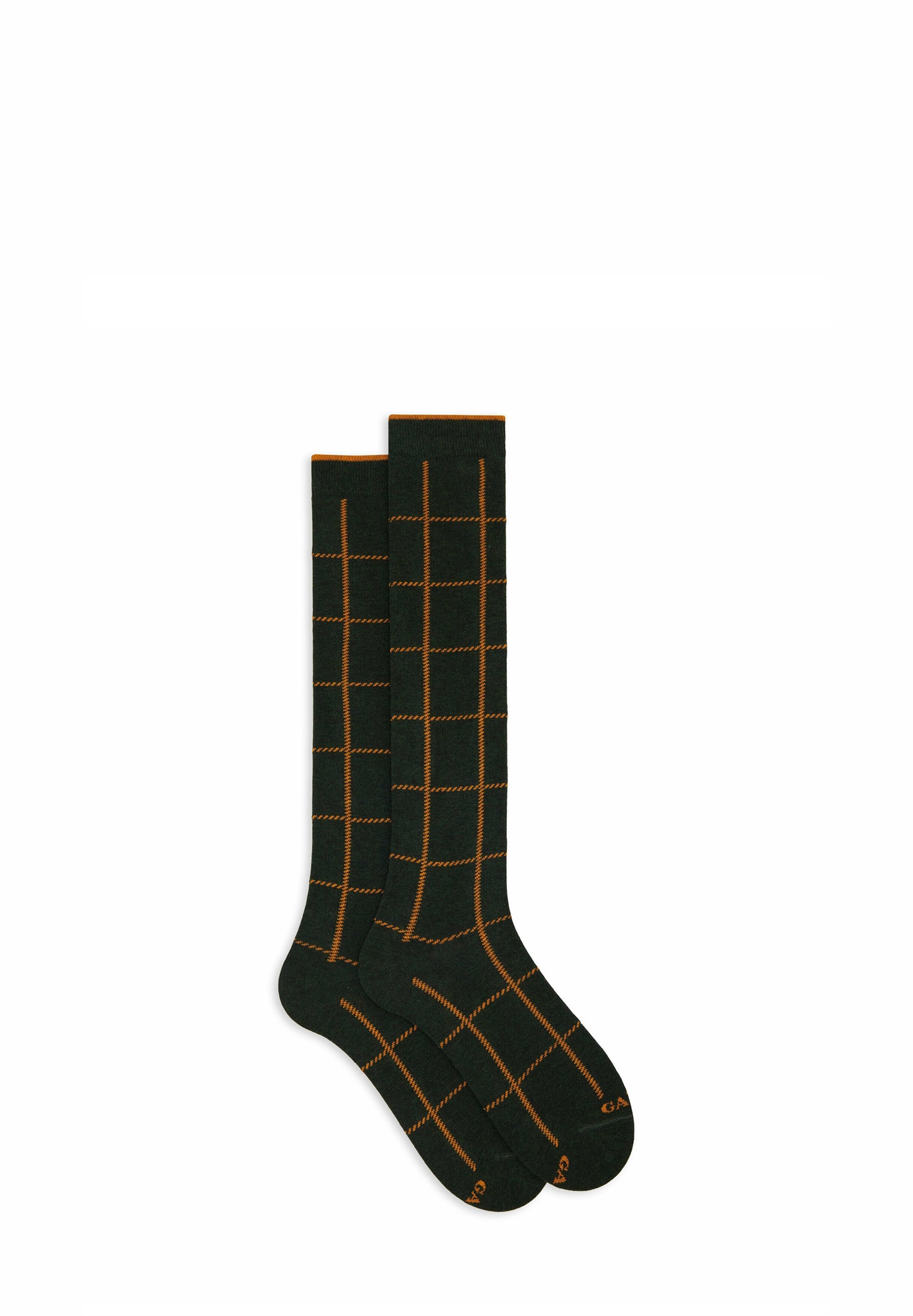 Gallo FANTASIA WINDOW PANE - Kniestrümpfe - green/grün