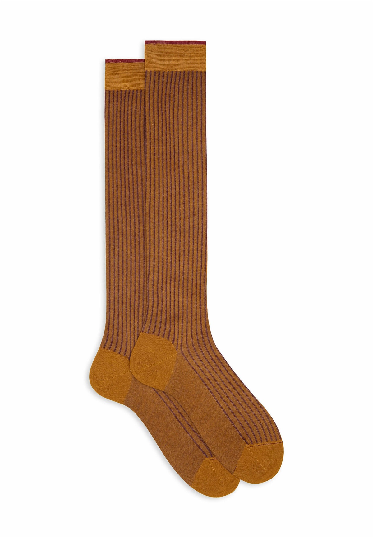 Gallo ANTRACITE TWIN - Kniestrümpfe - yellow/gelb