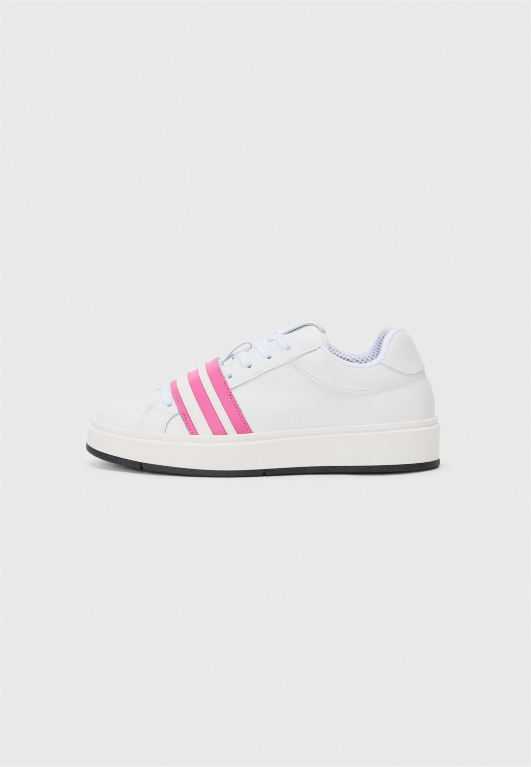 GCDS BAND LOGO - Sneaker low - white/pink/weiß
