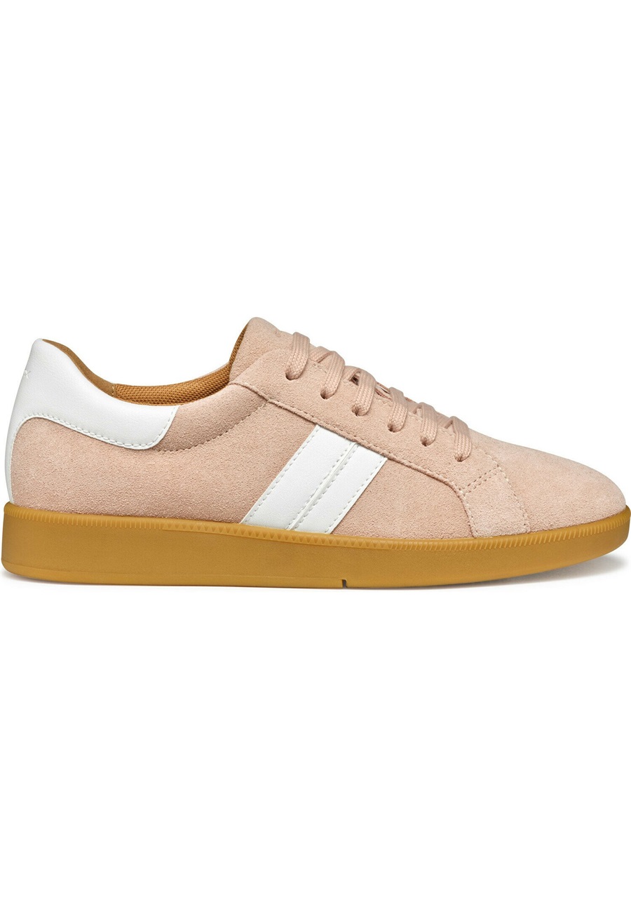 Geox D MELEDA - Sneaker low - beige white/beige