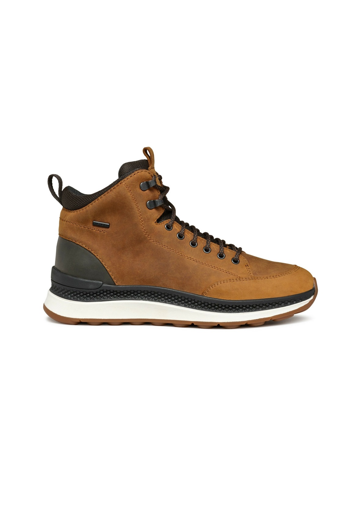 Geox SPHERICA ACTIF - Schnürstiefelette - ochre dark coffee/ocker