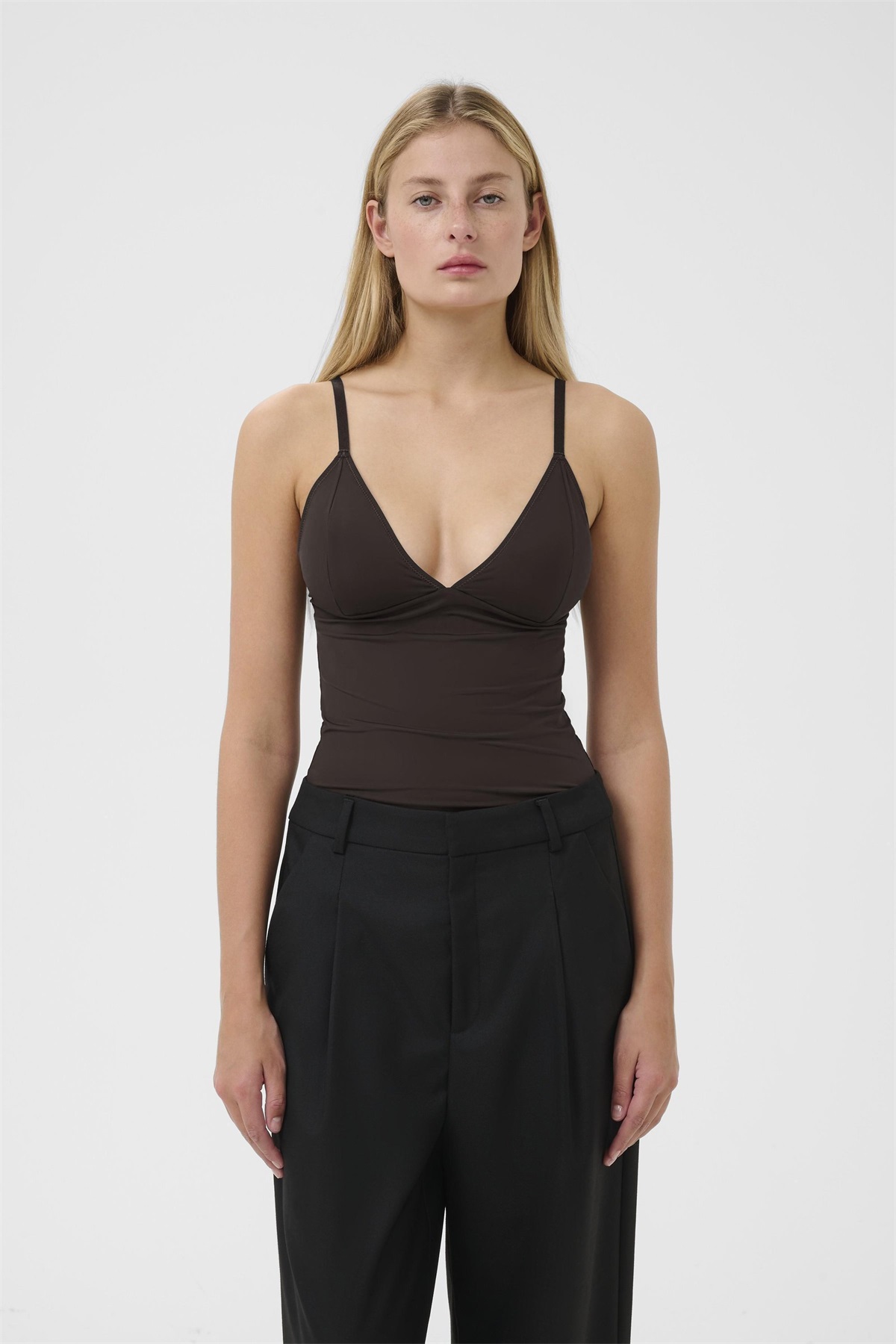 Gestuz GZCAMI - Top - molé/dunkelbraun