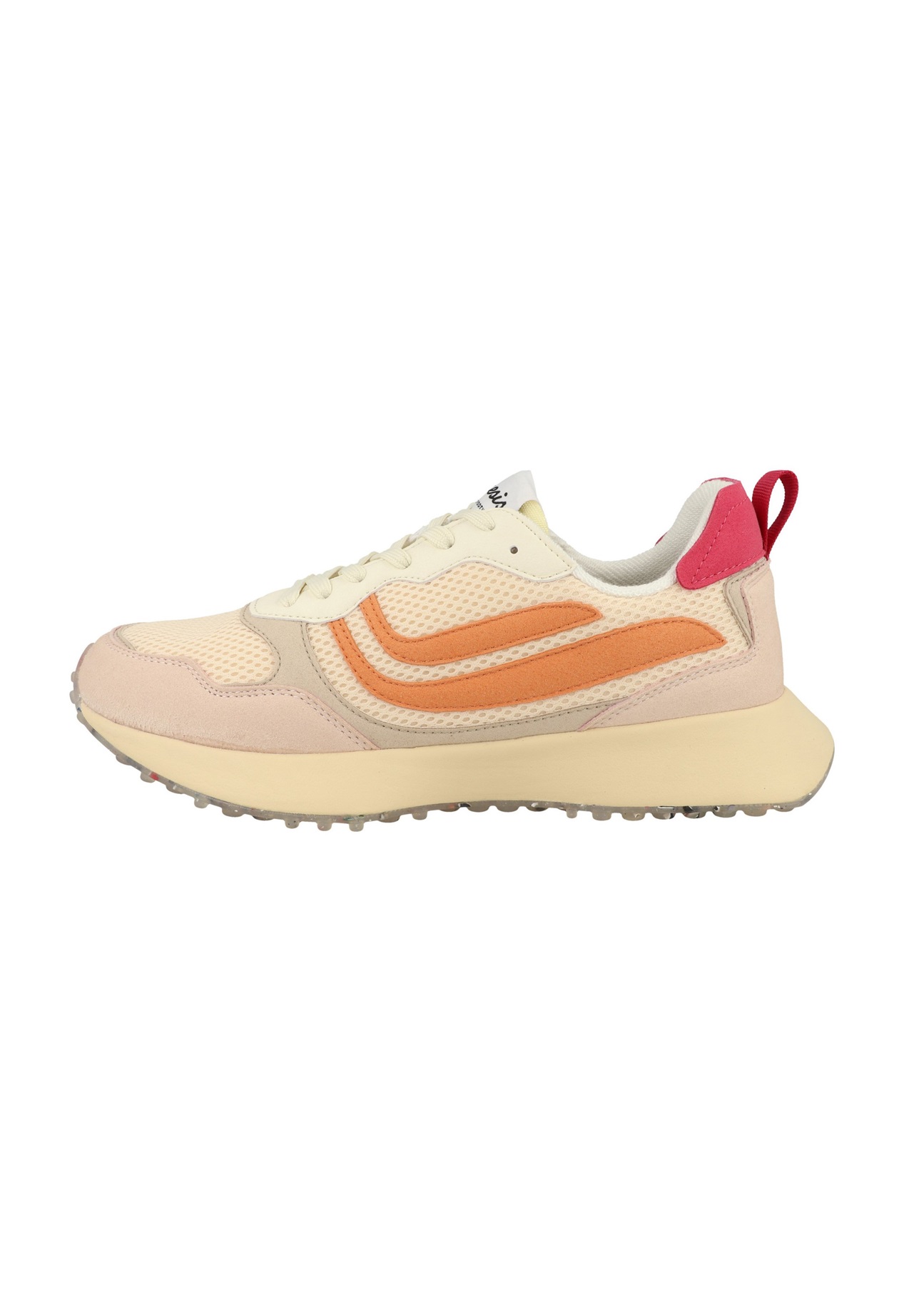 Genesis Footwear MARATHON - Sneaker low - rose white orange/beige