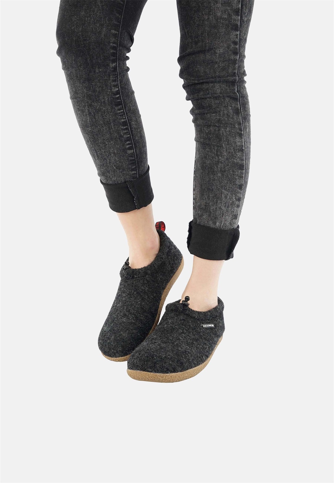 Giesswein VENT - Slipper - anthrazit/dunkelgrau
