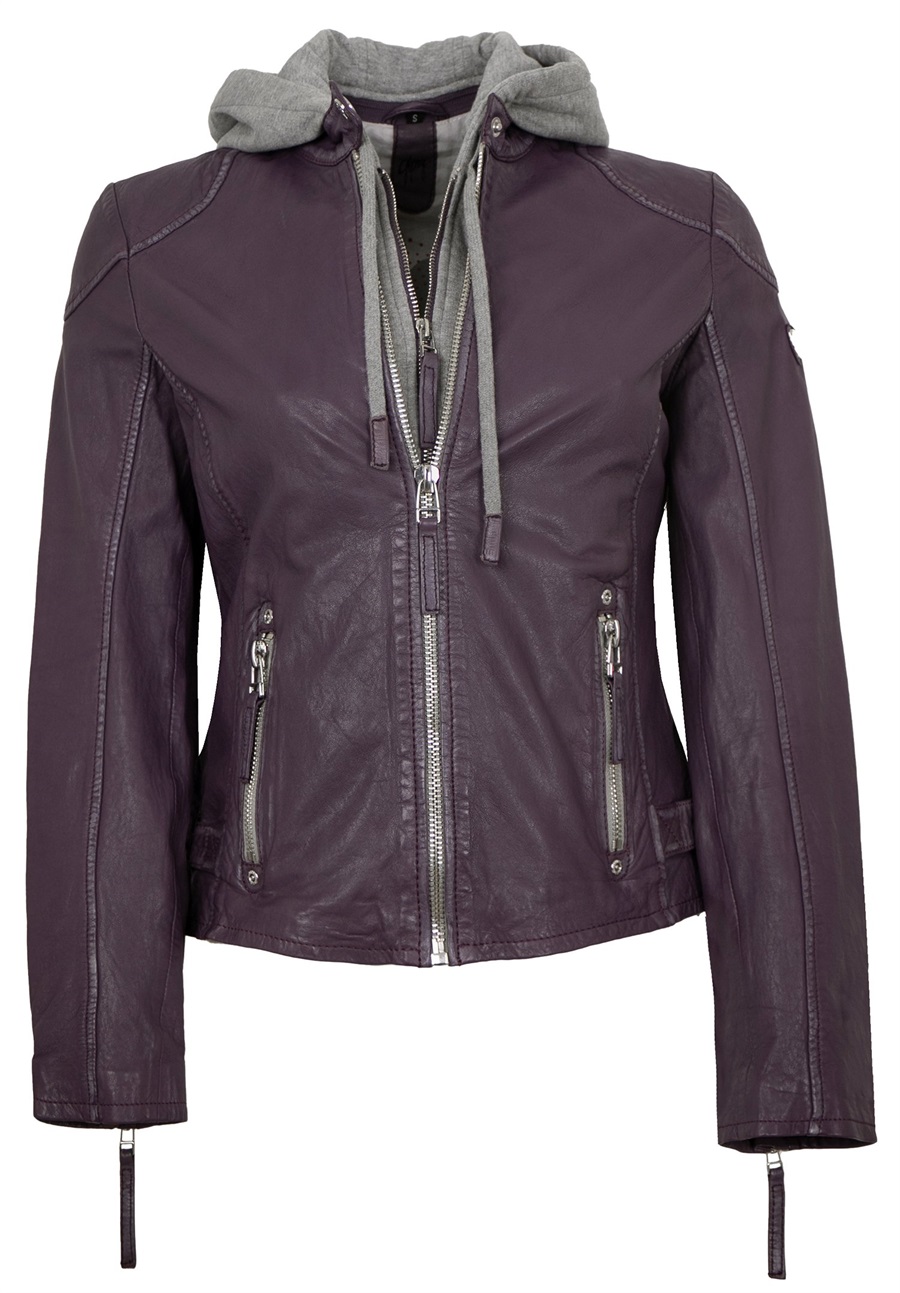 Gipsy by Mauritius WFINJA - Lederjacke - purple/lila
