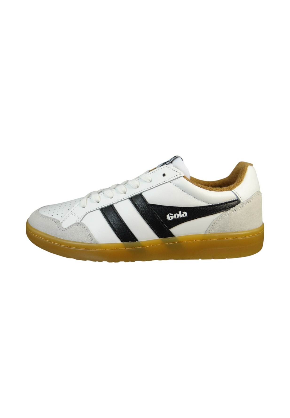 Gola LOW SNEAKER EAGLE - Sneaker low - white black tobacco gum/weiß