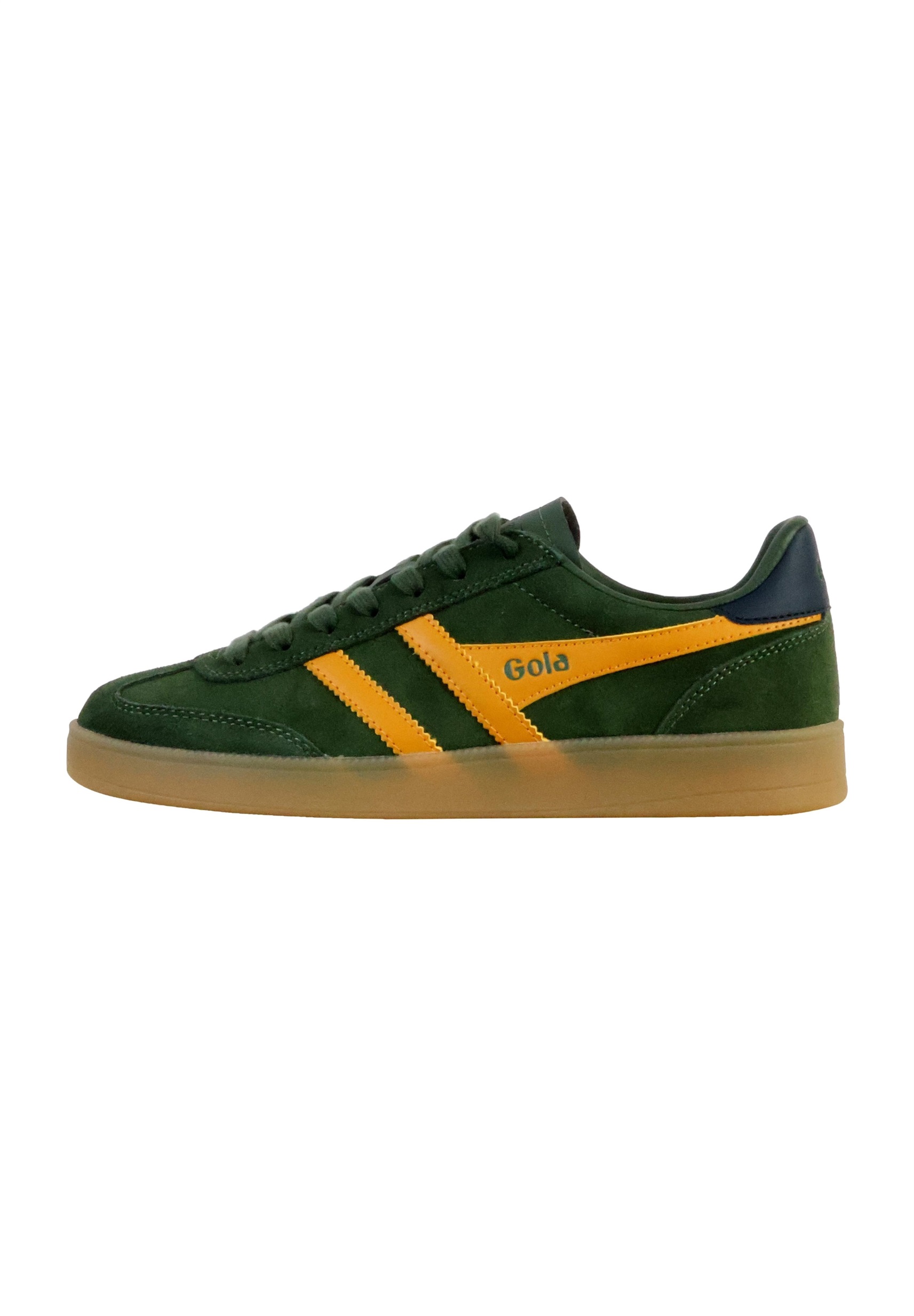 Gola BASKET - Sneaker low - evergreen sun navy gum/grün