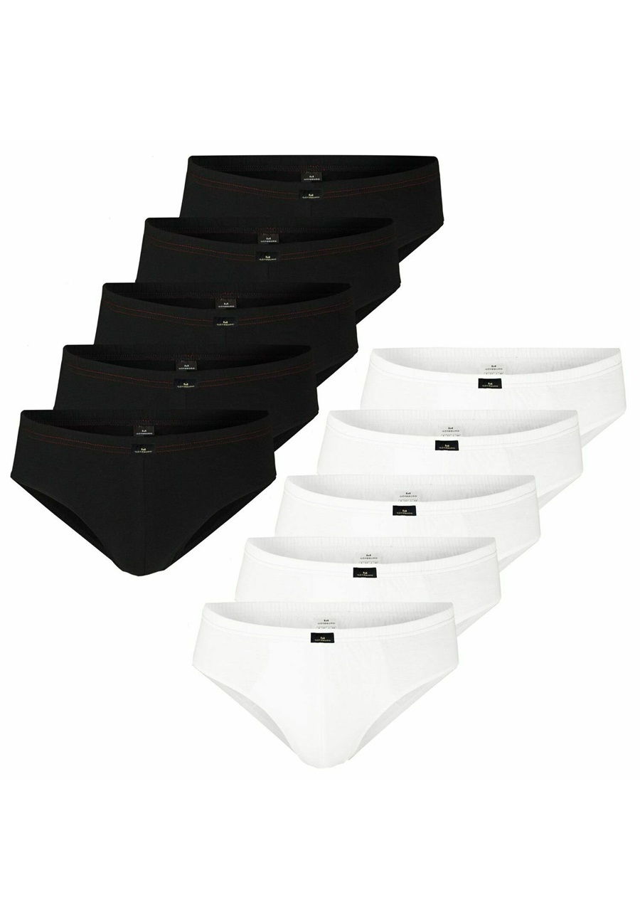 Götzburg 10 PACK - Slip - x schwarz x weiß/schwarz meliert