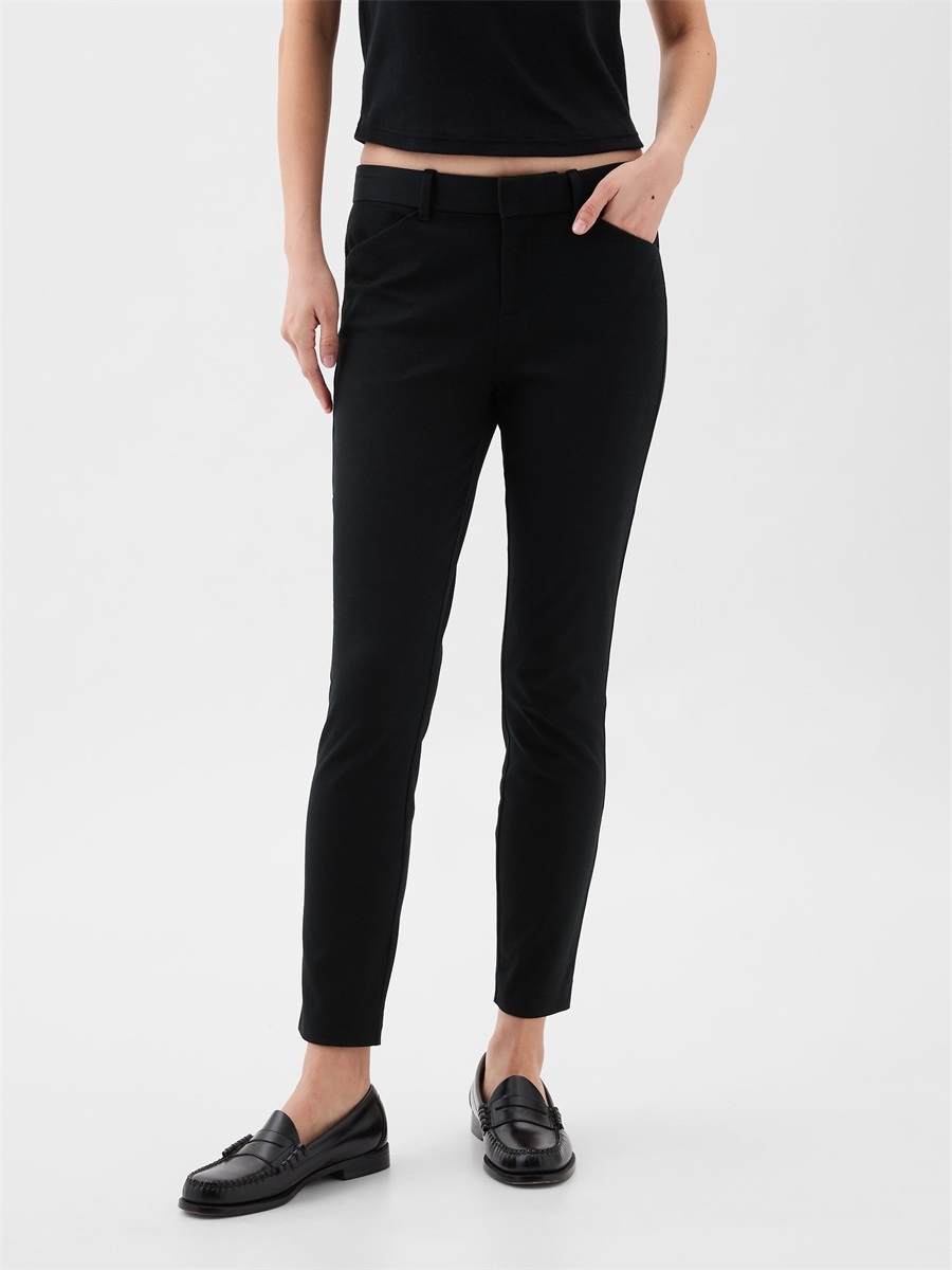GAP SKINNY ANKLE - Chino - true black/black denim