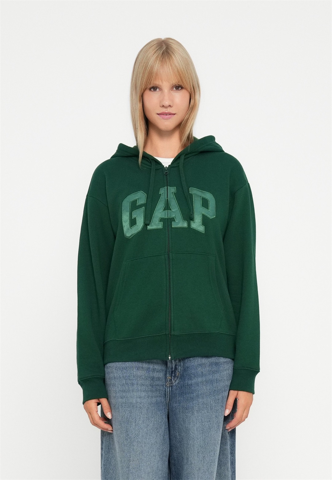 GAP Sweatjacke - evergreen glamour/grün