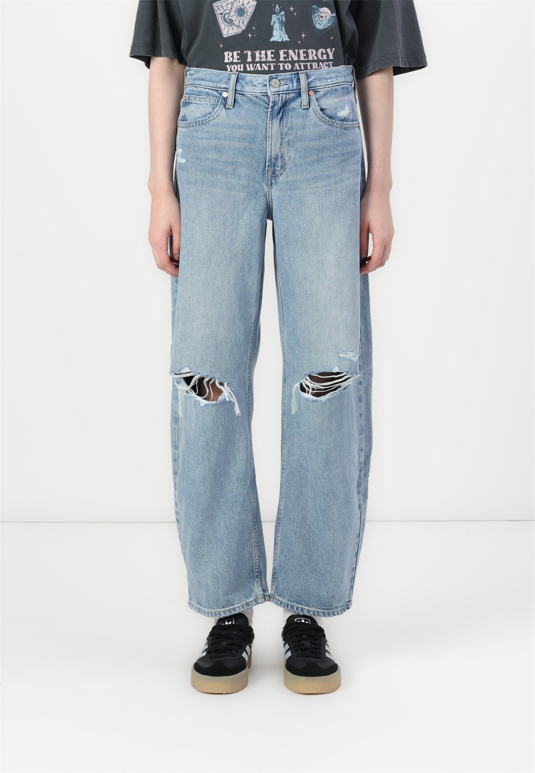 GAP GIBSON - Jeans Relaxed Fit - light indigo/blue denim