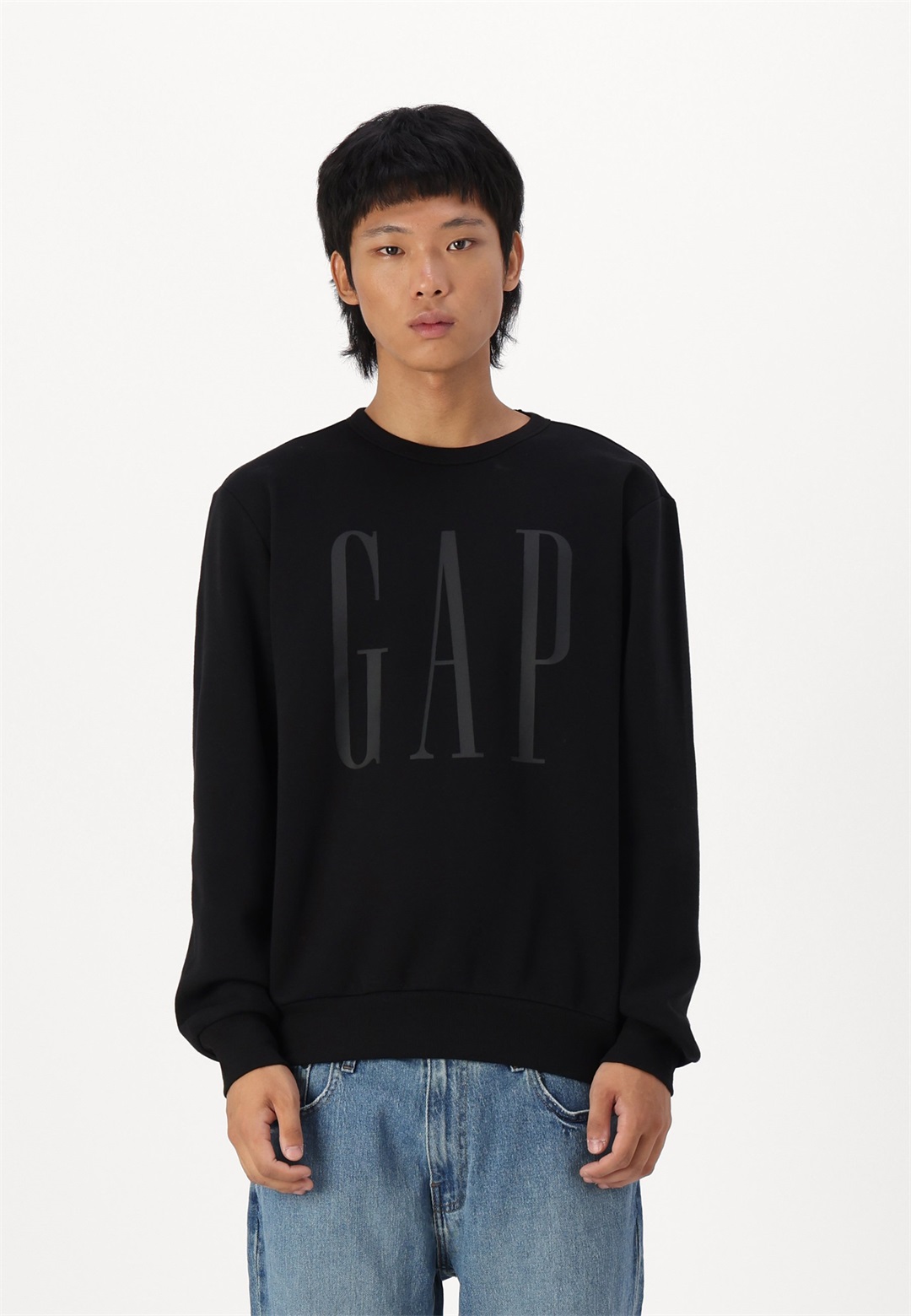 GAP Sweatshirt - black/schwarz