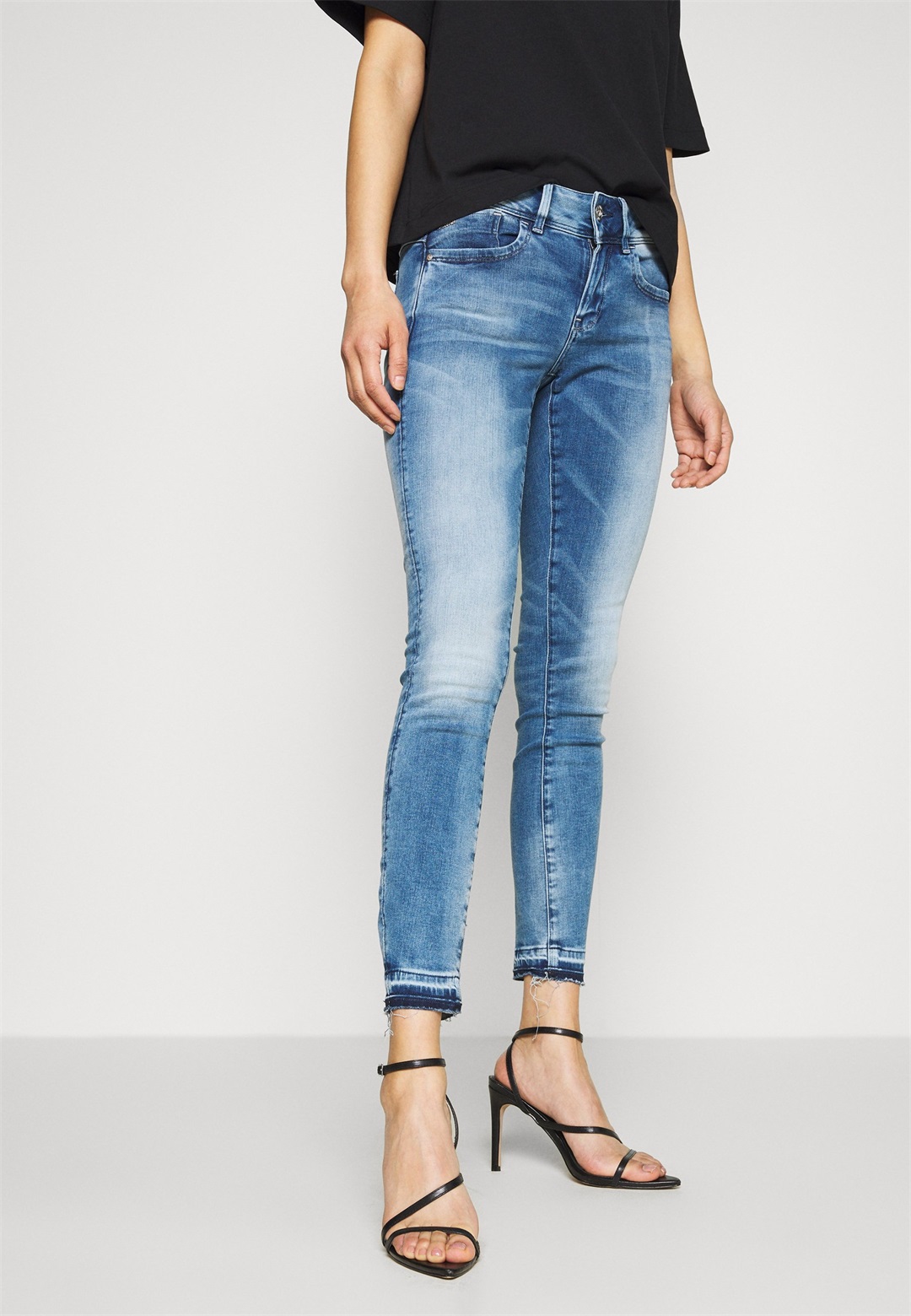 G-STAR LYNN MID SKINNY RP ANKLE WMN - Jeans Skinny Fit - sun faded azurite/blue denim