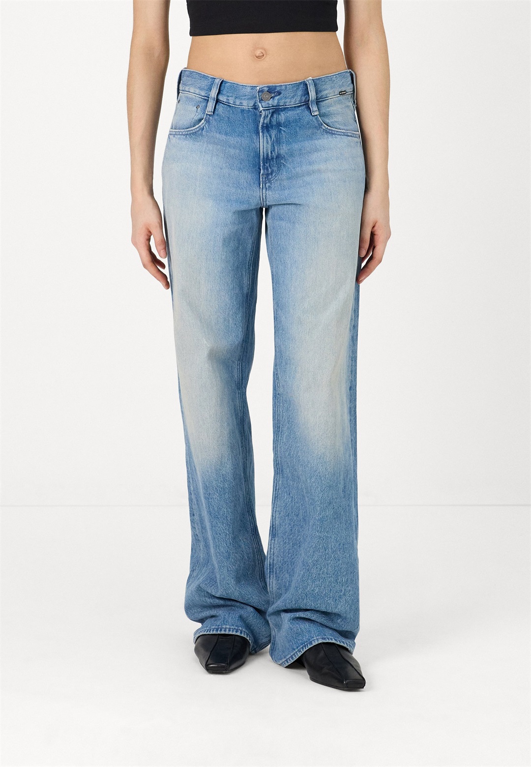 G-STAR JUDEE - Loose Jeans - sun faded air force blue/light-blue denim