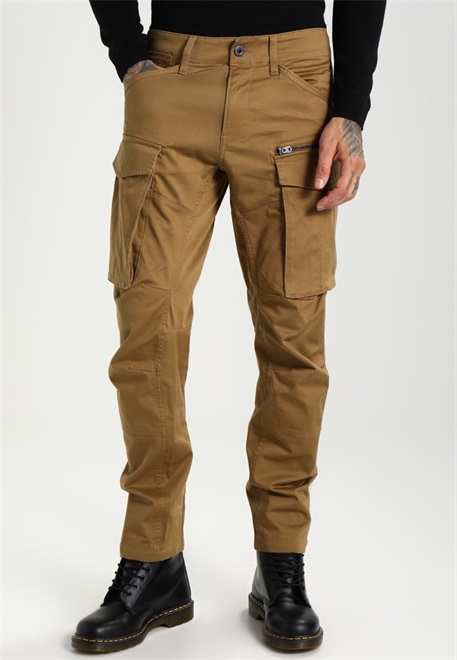 G-STAR ROVIC ZIP 3D TAPERED - Cargohose - beige/braun