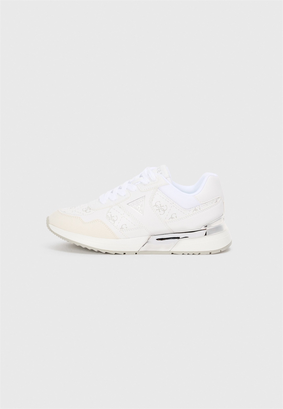 Guess MICKAY - Sneaker low - white/grey/weiß