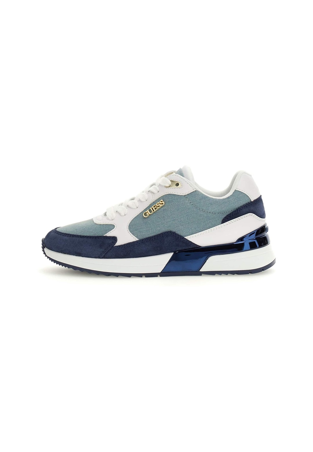 Guess RUNNER MOXEA - Sneaker low - mehrfarbig grundton blau/blau