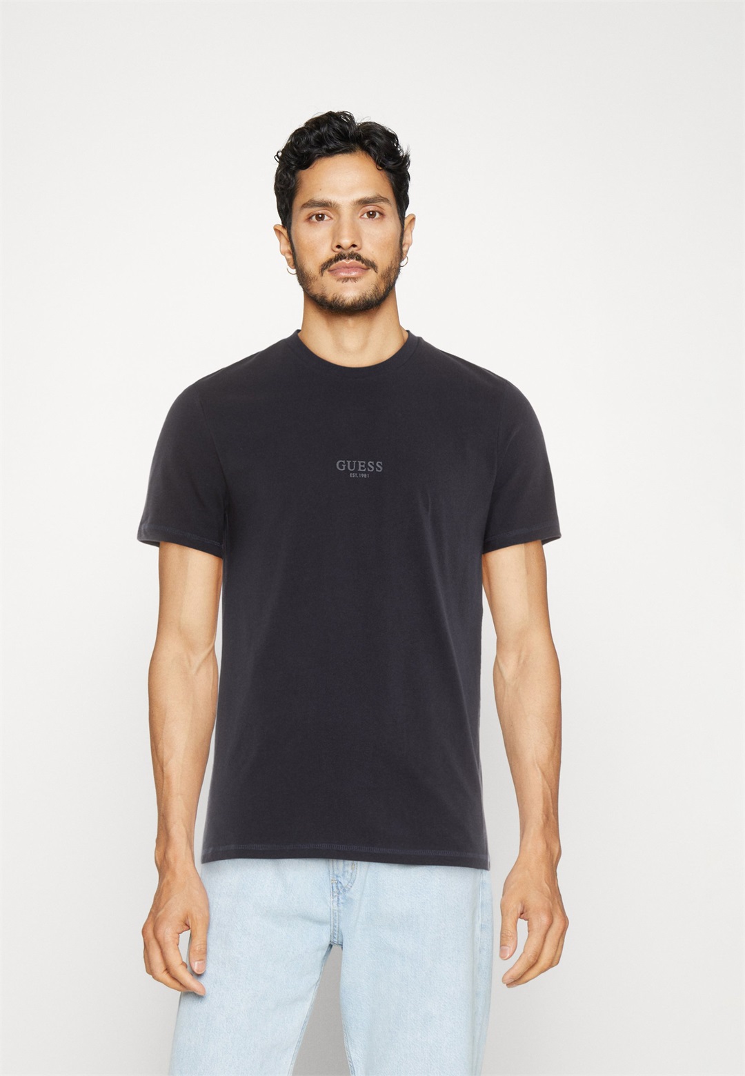 Guess AIDY TEE - T-Shirt basic - smart blue/dunkelblau